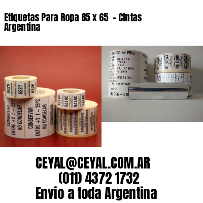 Etiquetas Para Ropa 85 x 65  – Cintas Argentina