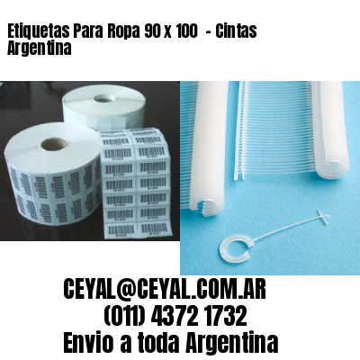 Etiquetas Para Ropa 90 x 100  – Cintas Argentina