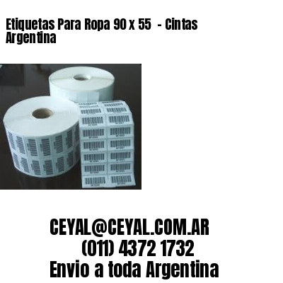 Etiquetas Para Ropa 90 x 55  – Cintas Argentina