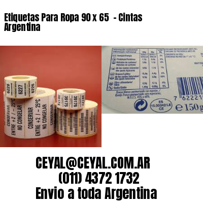 Etiquetas Para Ropa 90 x 65  – Cintas Argentina