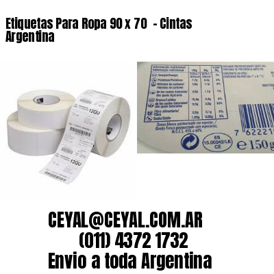 Etiquetas Para Ropa 90 x 70  – Cintas Argentina