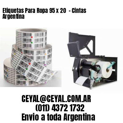 Etiquetas Para Ropa 95 x 20  – Cintas Argentina