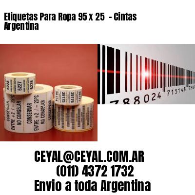 Etiquetas Para Ropa 95 x 25  – Cintas Argentina