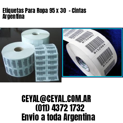 Etiquetas Para Ropa 95 x 30  – Cintas Argentina