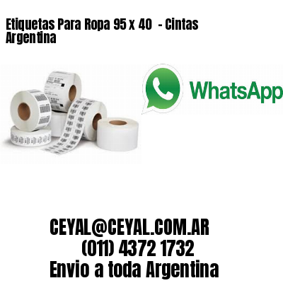 Etiquetas Para Ropa 95 x 40  – Cintas Argentina