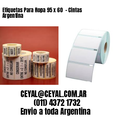 Etiquetas Para Ropa 95 x 60  – Cintas Argentina
