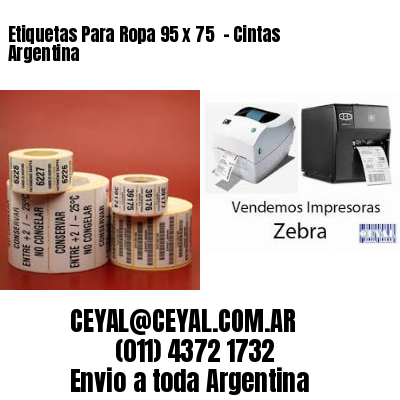 Etiquetas Para Ropa 95 x 75  – Cintas Argentina