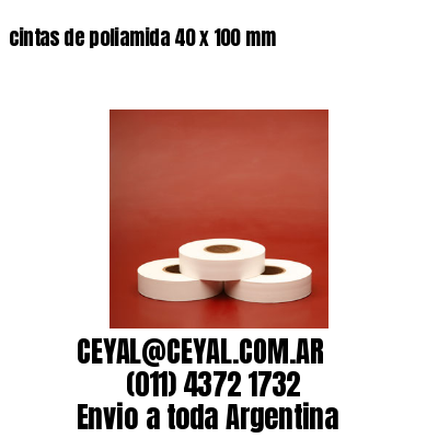 cintas de poliamida 40 x 100 mm