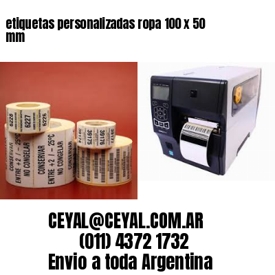 etiquetas personalizadas ropa 100 x 50 mm