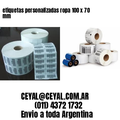 etiquetas personalizadas ropa 100 x 70 mm