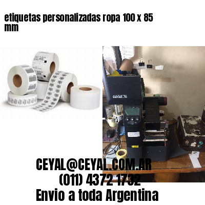 etiquetas personalizadas ropa 100 x 85 mm