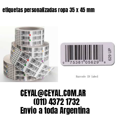 etiquetas personalizadas ropa 35 x 45 mm
