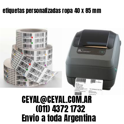 etiquetas personalizadas ropa 40 x 85 mm