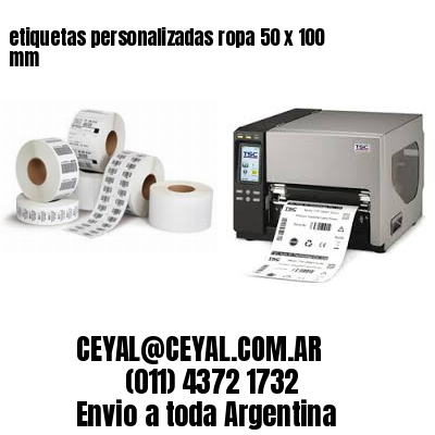 etiquetas personalizadas ropa 50 x 100 mm