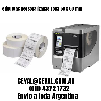 etiquetas personalizadas ropa 50 x 50 mm