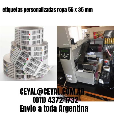 etiquetas personalizadas ropa 55 x 35 mm