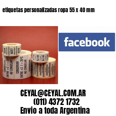 etiquetas personalizadas ropa 55 x 40 mm