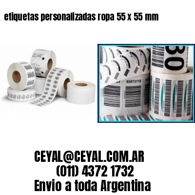 etiquetas personalizadas ropa 55 x 55 mm