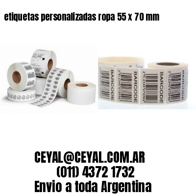 etiquetas personalizadas ropa 55 x 70 mm