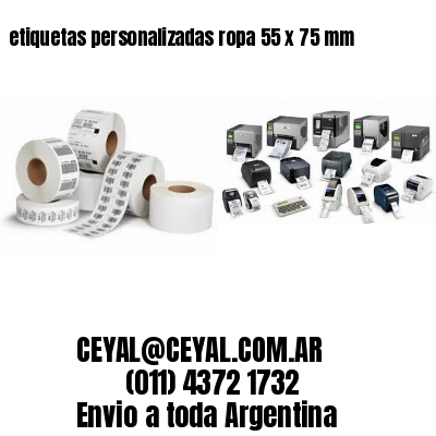 etiquetas personalizadas ropa 55 x 75 mm
