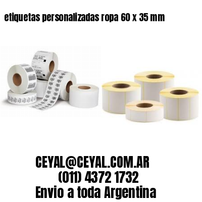 etiquetas personalizadas ropa 60 x 35 mm
