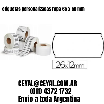 etiquetas personalizadas ropa 65 x 50 mm