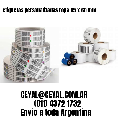 etiquetas personalizadas ropa 65 x 60 mm