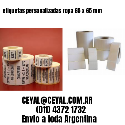 etiquetas personalizadas ropa 65 x 65 mm