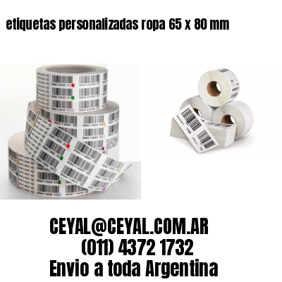 etiquetas personalizadas ropa 65 x 80 mm