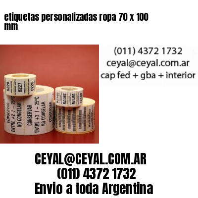 etiquetas personalizadas ropa 70 x 100 mm
