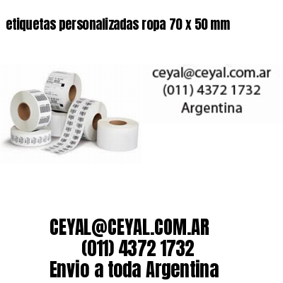 etiquetas personalizadas ropa 70 x 50 mm
