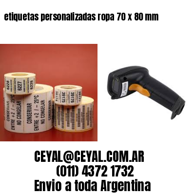 etiquetas personalizadas ropa 70 x 80 mm
