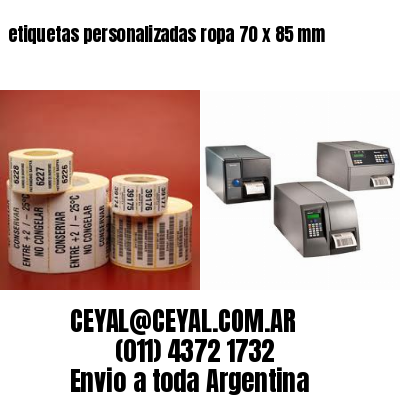 etiquetas personalizadas ropa 70 x 85 mm