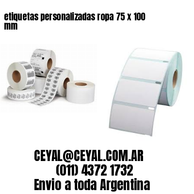 etiquetas personalizadas ropa 75 x 100 mm