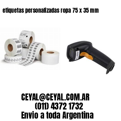 etiquetas personalizadas ropa 75 x 35 mm