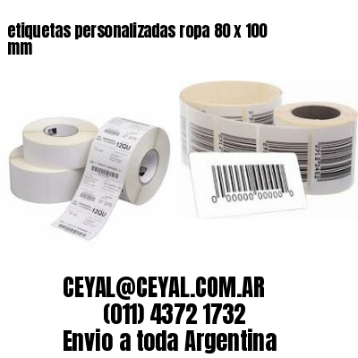 etiquetas personalizadas ropa 80 x 100 mm