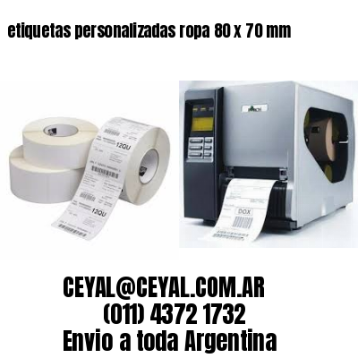 etiquetas personalizadas ropa 80 x 70 mm