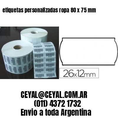 etiquetas personalizadas ropa 80 x 75 mm