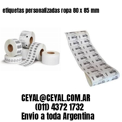 etiquetas personalizadas ropa 80 x 85 mm