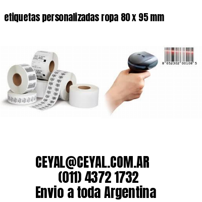 etiquetas personalizadas ropa 80 x 95 mm
