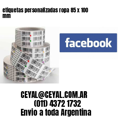 etiquetas personalizadas ropa 85 x 100 mm