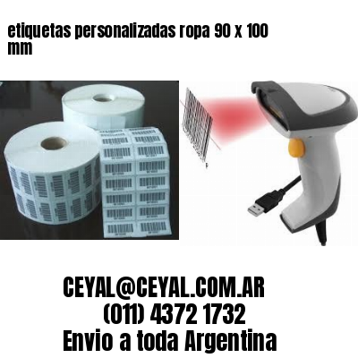 etiquetas personalizadas ropa 90 x 100 mm