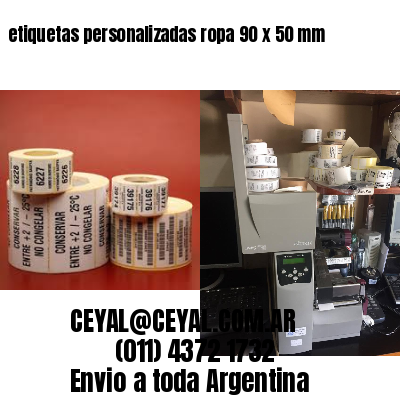 etiquetas personalizadas ropa 90 x 50 mm