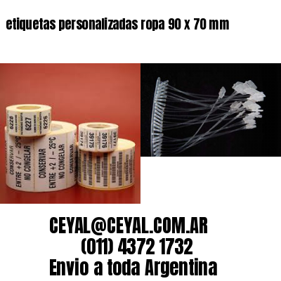 etiquetas personalizadas ropa 90 x 70 mm