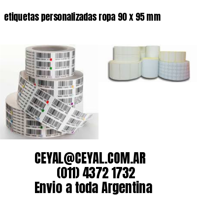 etiquetas personalizadas ropa 90 x 95 mm