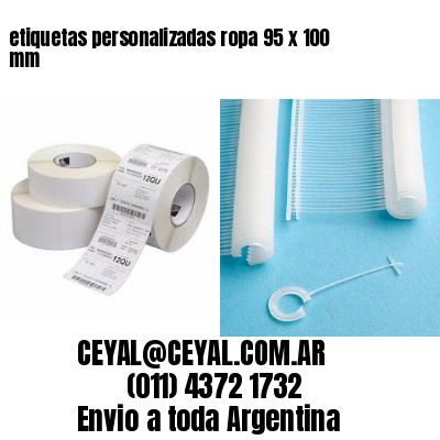etiquetas personalizadas ropa 95 x 100 mm