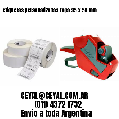 etiquetas personalizadas ropa 95 x 50 mm