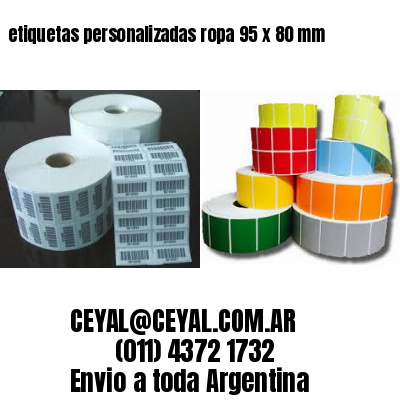 etiquetas personalizadas ropa 95 x 80 mm