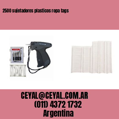2500 sujetadores plasticos ropa tags