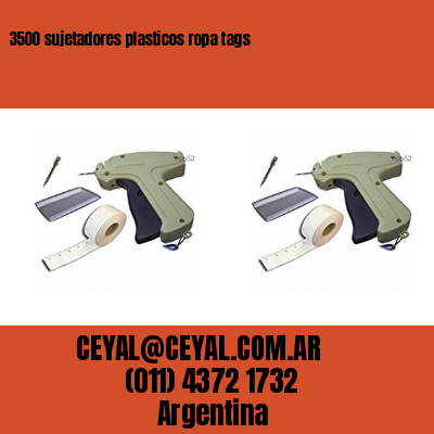 3500 sujetadores plasticos ropa tags